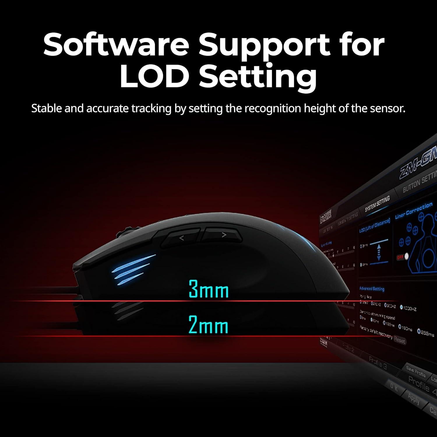 Zalman GM7 Ratón Óptico Gaming RGB 12,000 DPI 1,000Hz