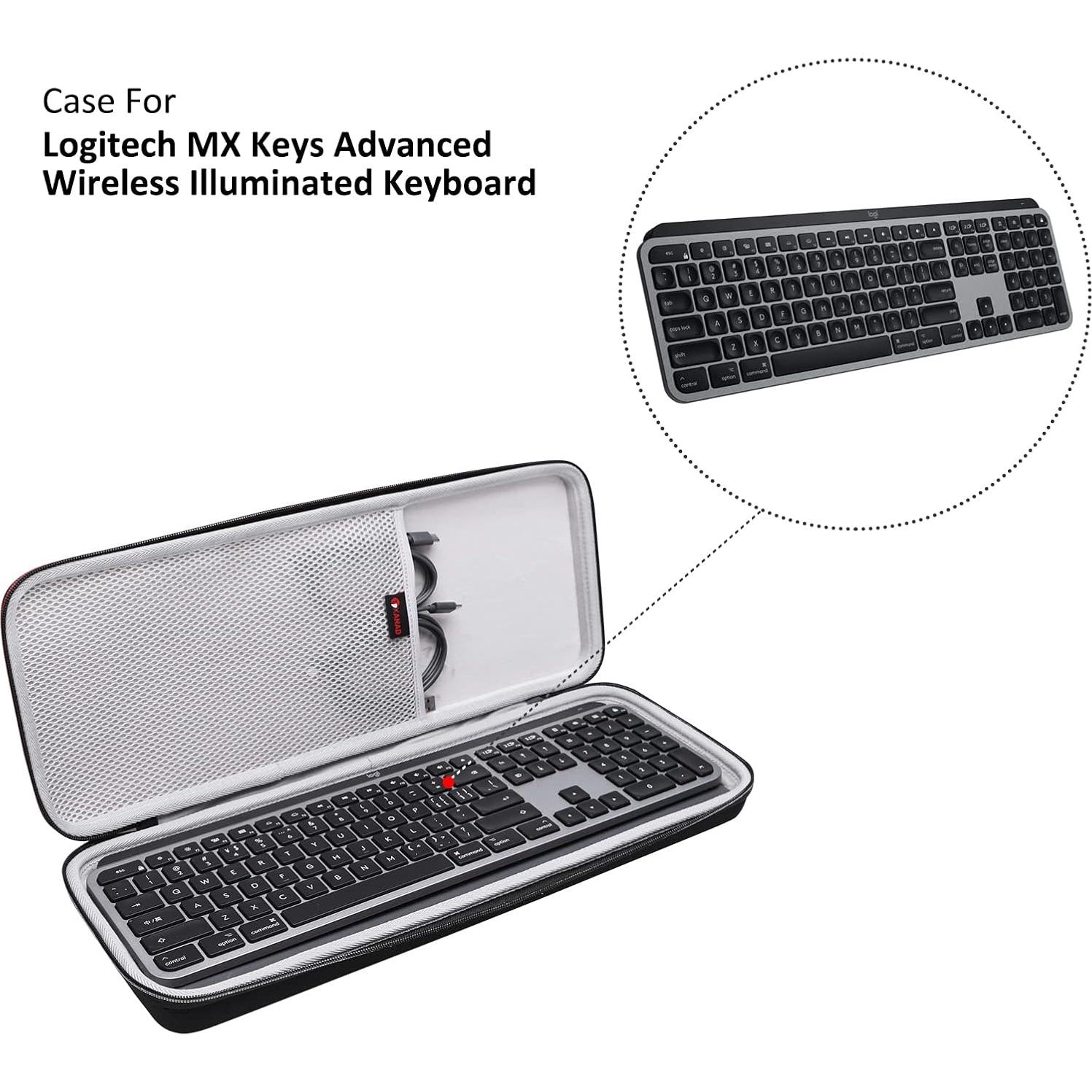 Funda Dura XANAD para Teclado Inalámbrico Logitech MX Keys