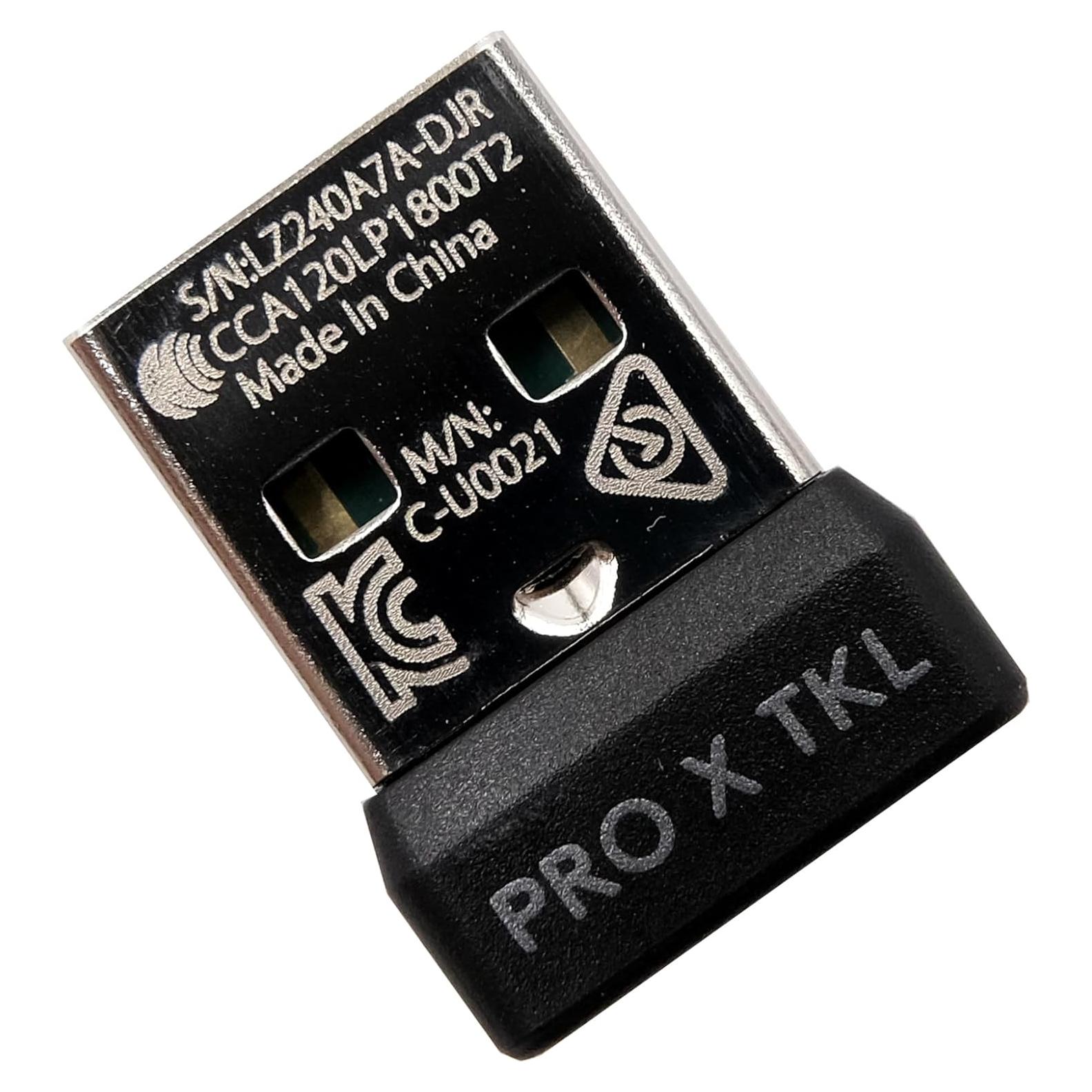 New USB Dongle Mouse Receiver Adapter Replacement for Logitech G PRO X TKL Lightspeed Wireless Mechanical Gaming Keyboard