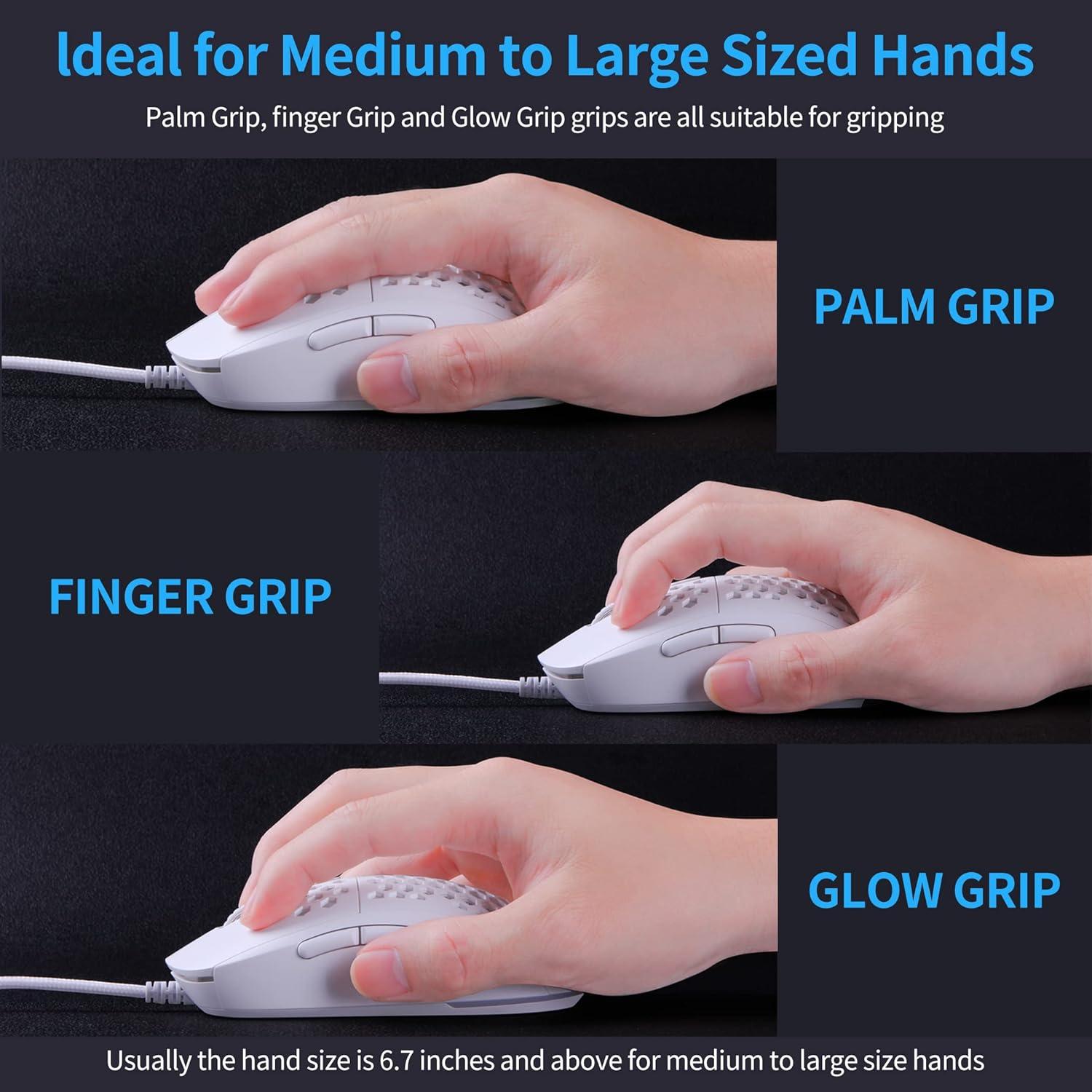 Combo Gaming TMKB: Teclado Mecánico T68SE y Ratón Óptico 12800DPI