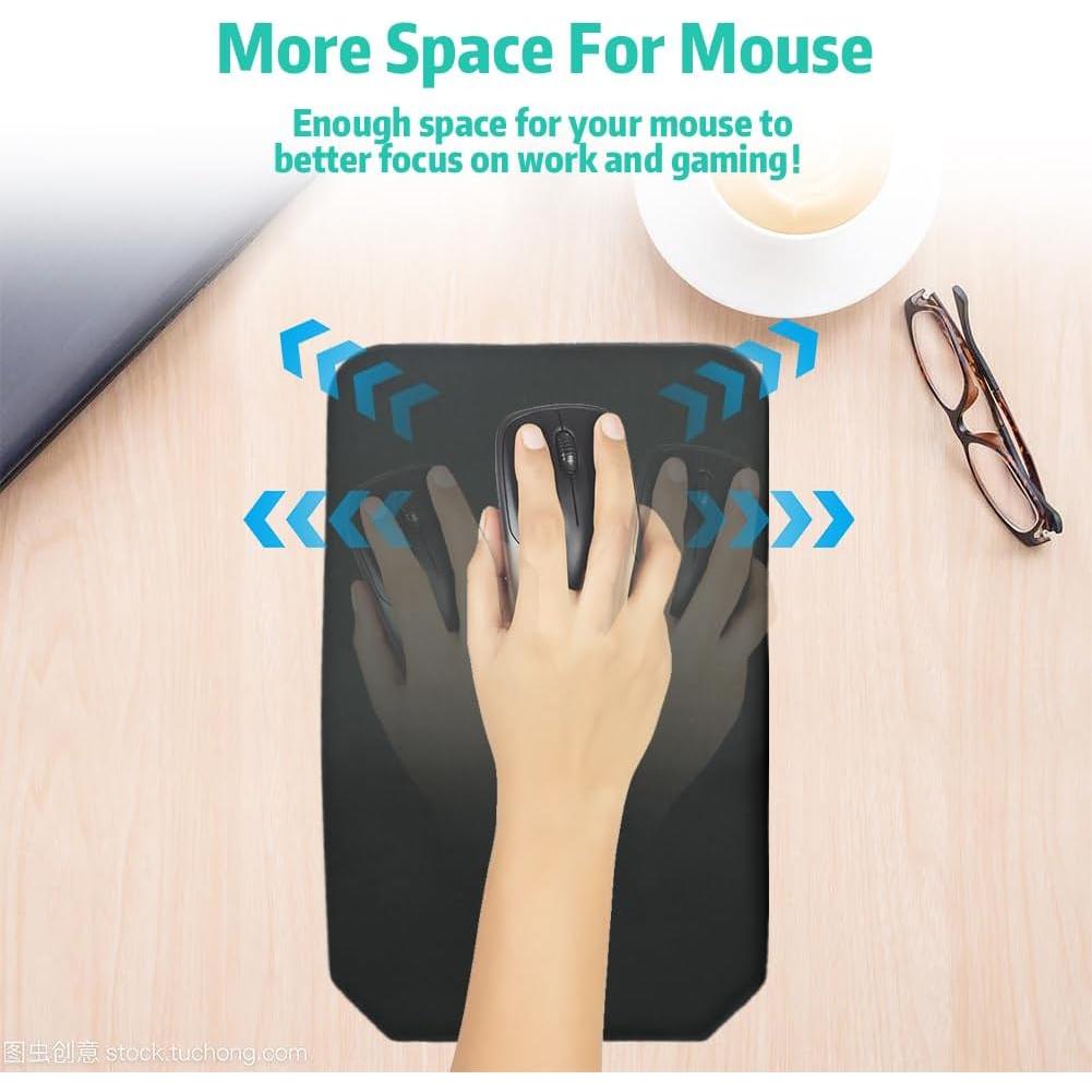 Almohadilla de Ratón Ergonómica zxbaers con Soporte para Muñeca