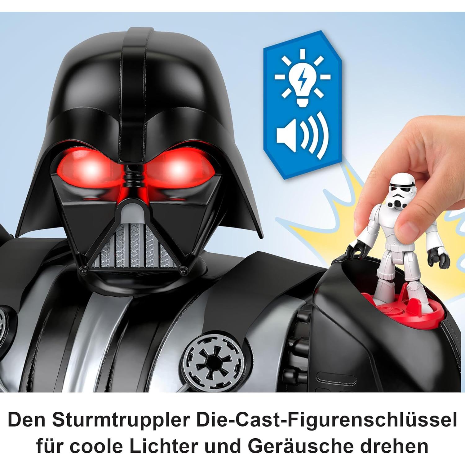 Juguete Bot Darth Vader Fisher-Price 60 cm luces y sonidos