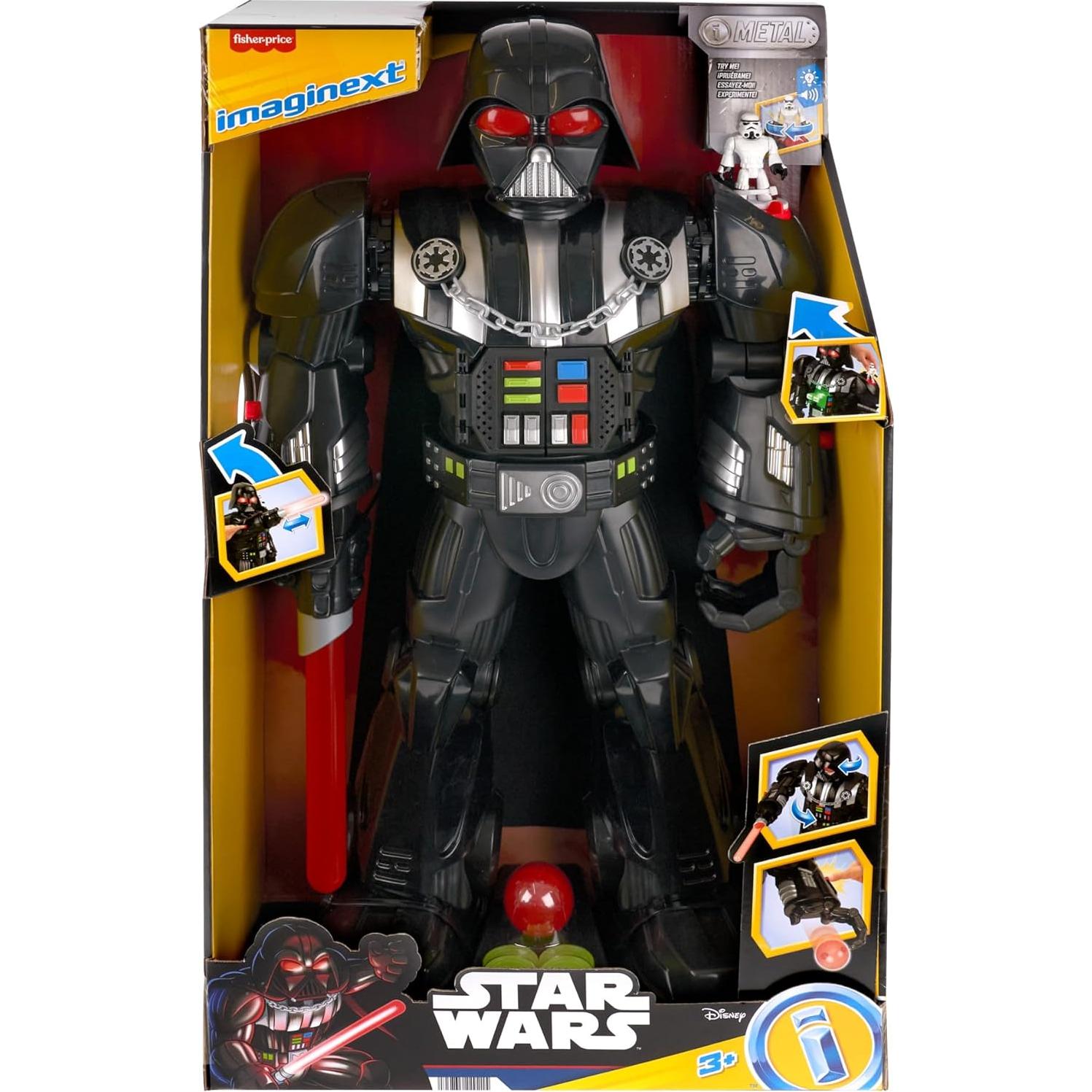 Juguete Bot Darth Vader Fisher-Price 60 cm luces y sonidos
