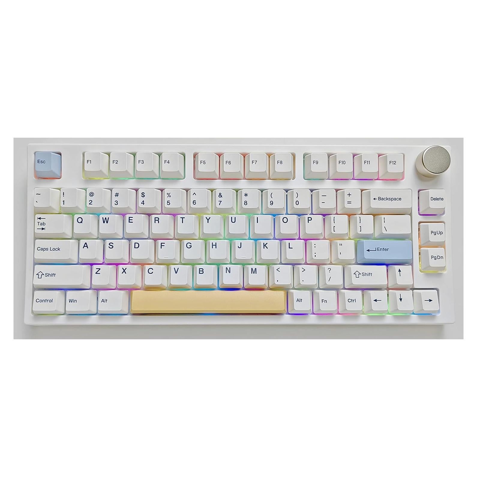 Teclado Mecánico Inalámbrico Keydous NJ80-AP RGB PBT 75%