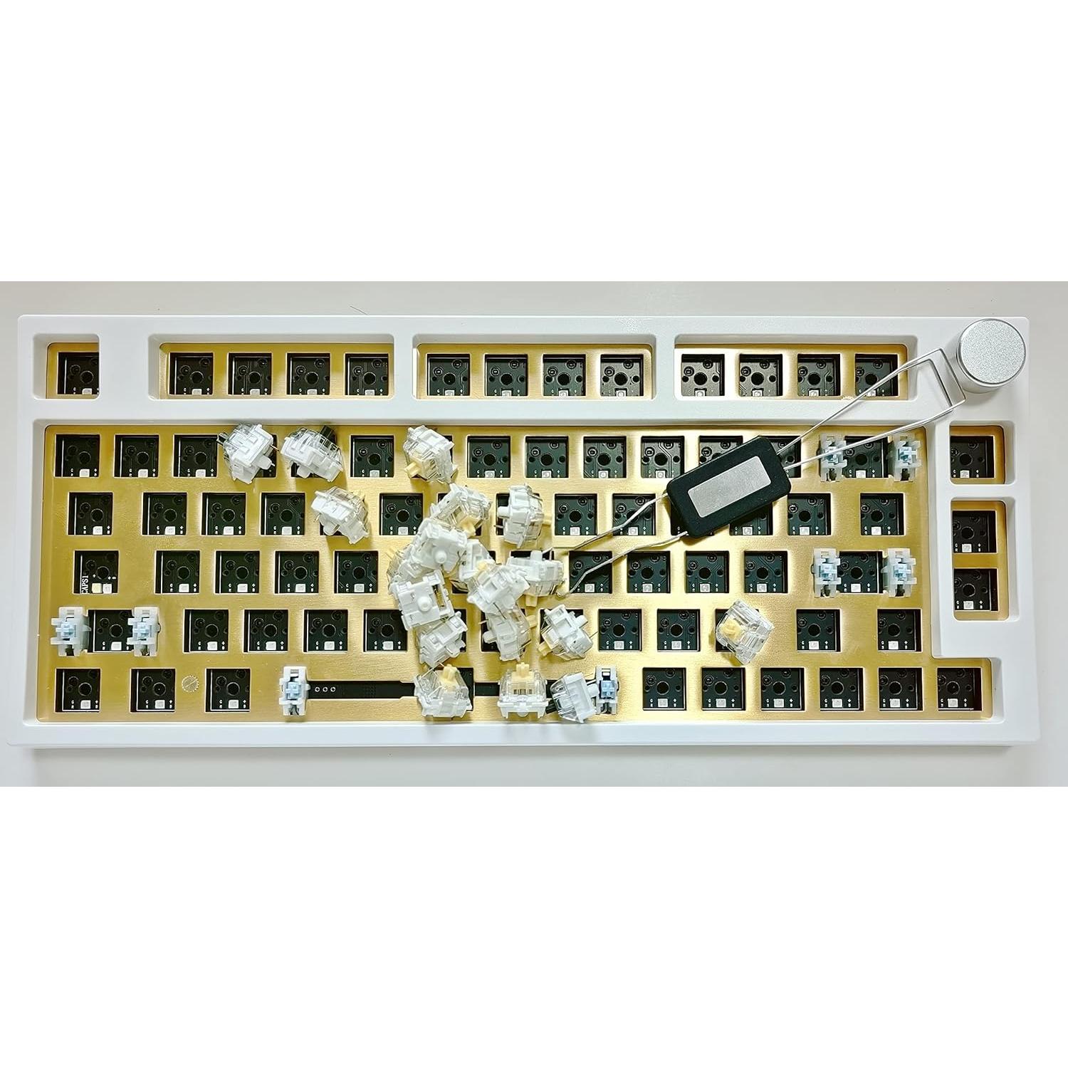 Teclado Mecánico Inalámbrico Keydous NJ80-AP RGB PBT 75%