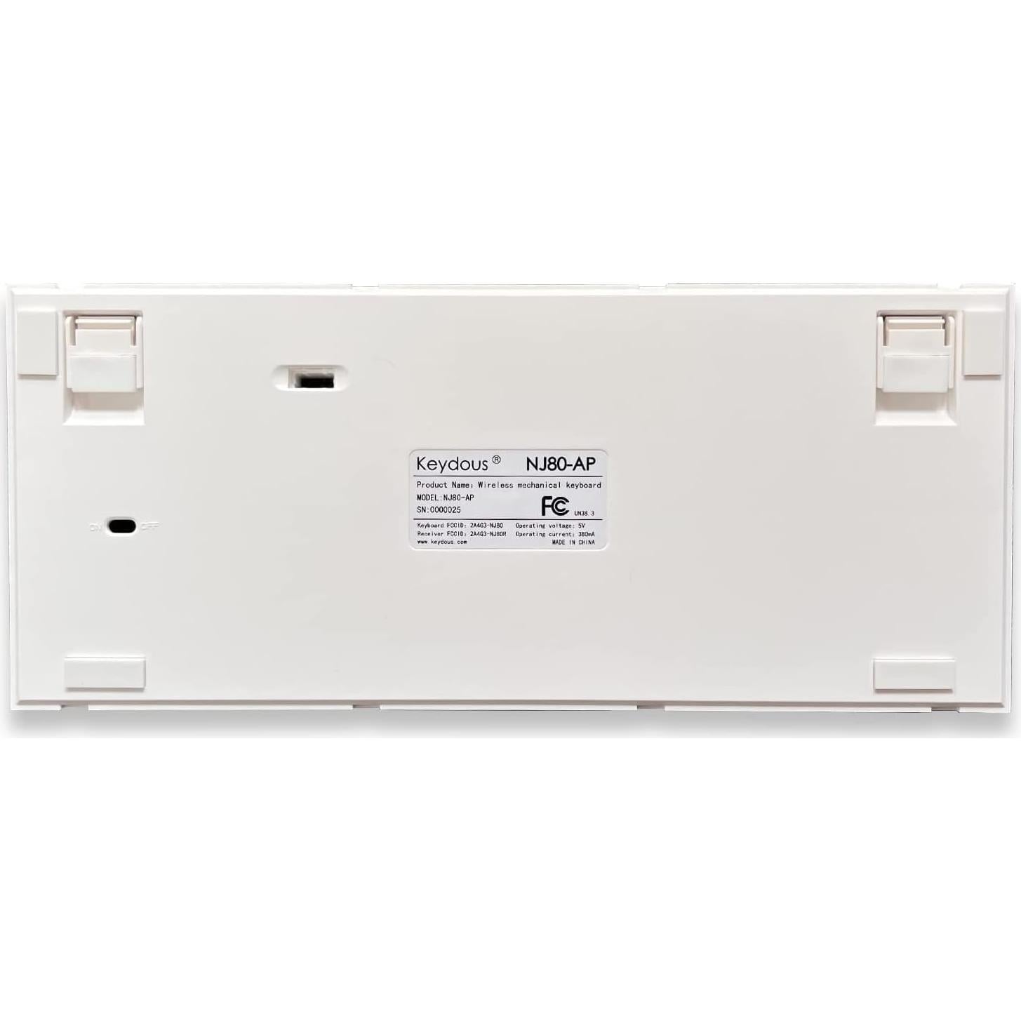 Teclado Mecánico Inalámbrico Keydous NJ80-AP RGB PBT 75%