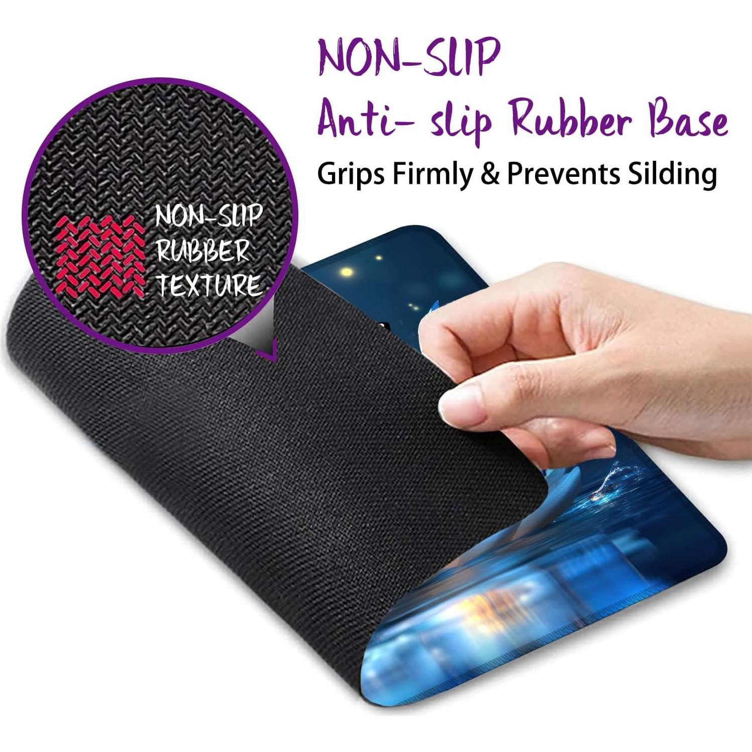 Alfombrilla de Ratón Ghatobty Mariposas Azules 24.1x20.3 cm