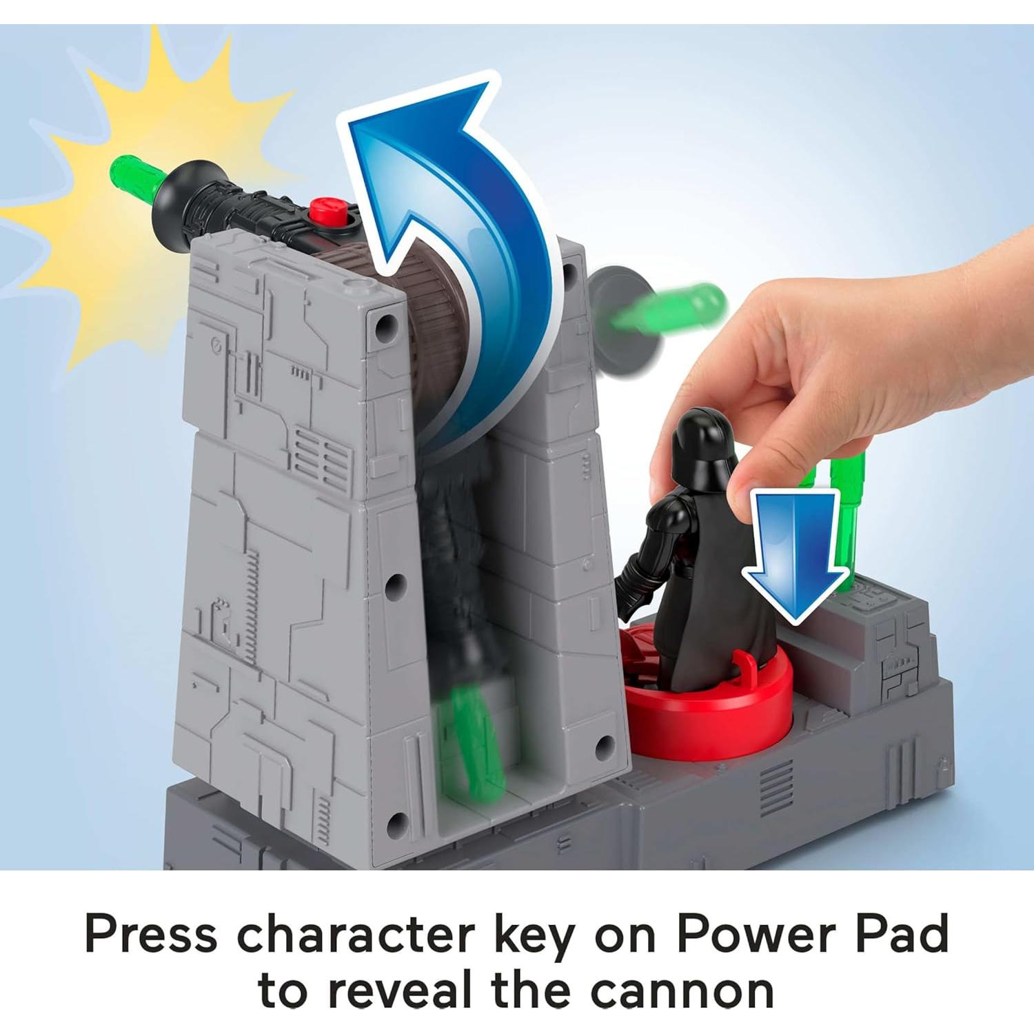 Torreta Estrella de la Muerte Fisher-Price Star Wars con Darth Vader