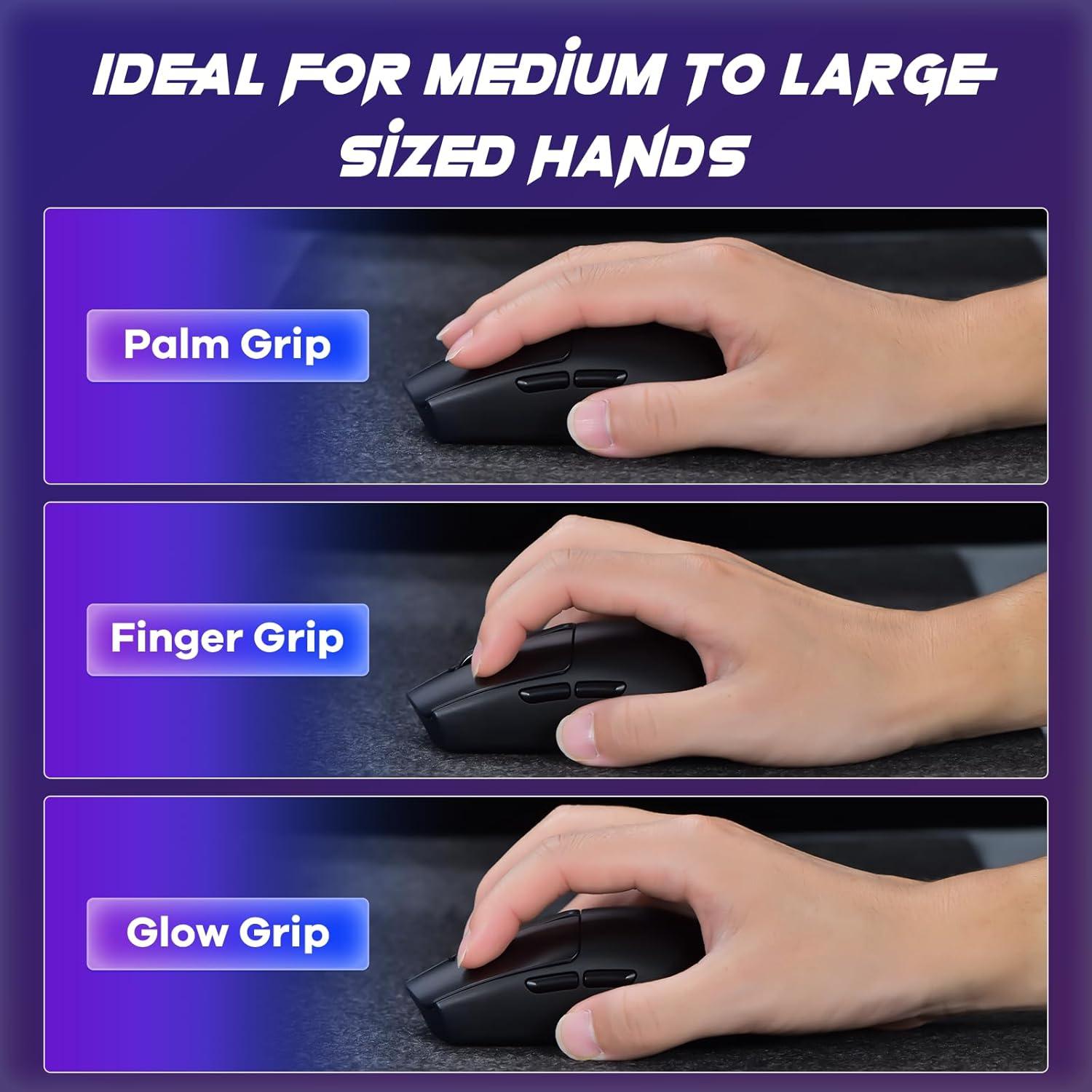 Mouse Inalámbrico para Juegos RisoPhy PC431A 62g DPI 12000