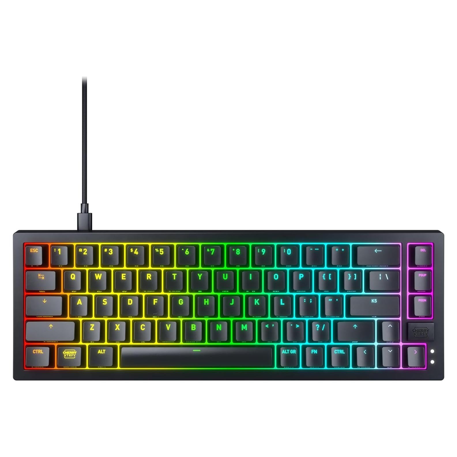 Teclado Mecánico para Juegos Xtrfy K5V2 65% RGB Negro