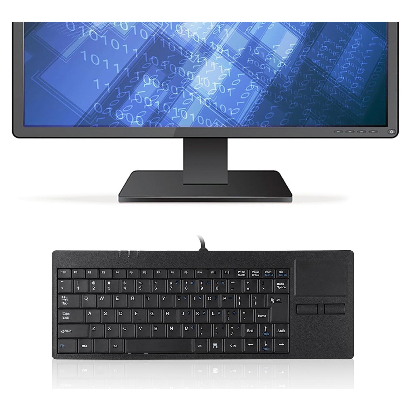 Teclado Táctil USB EIMSOAH K-818 Ultra Delgado 86 Teclas