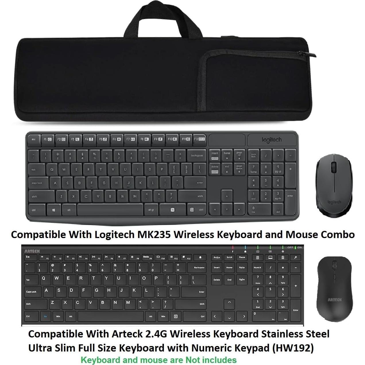 Funda de Neopreno para Teclado y Ratón Logitech MK235