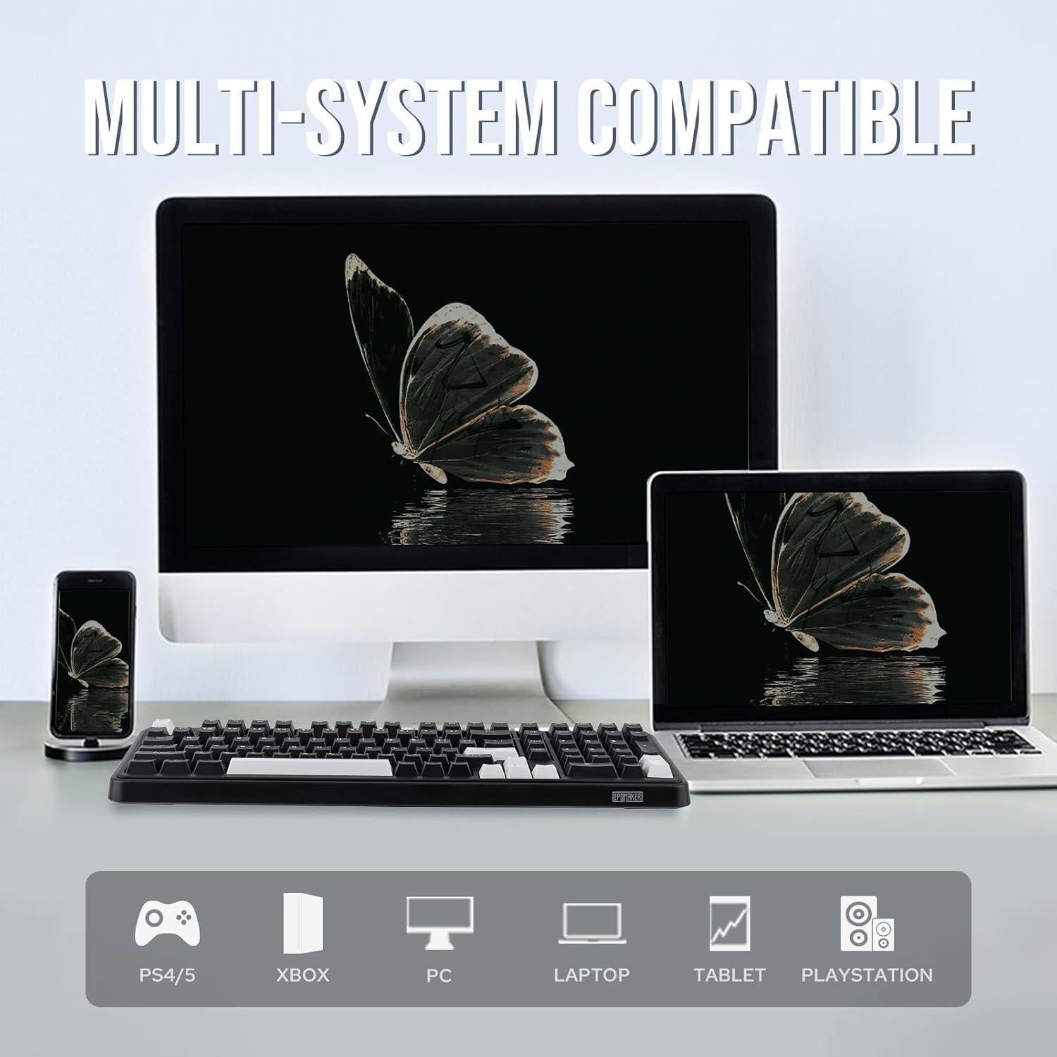 Teclado Mecánico Inalámbrico Epomaker TH99 + Ratón Gaming