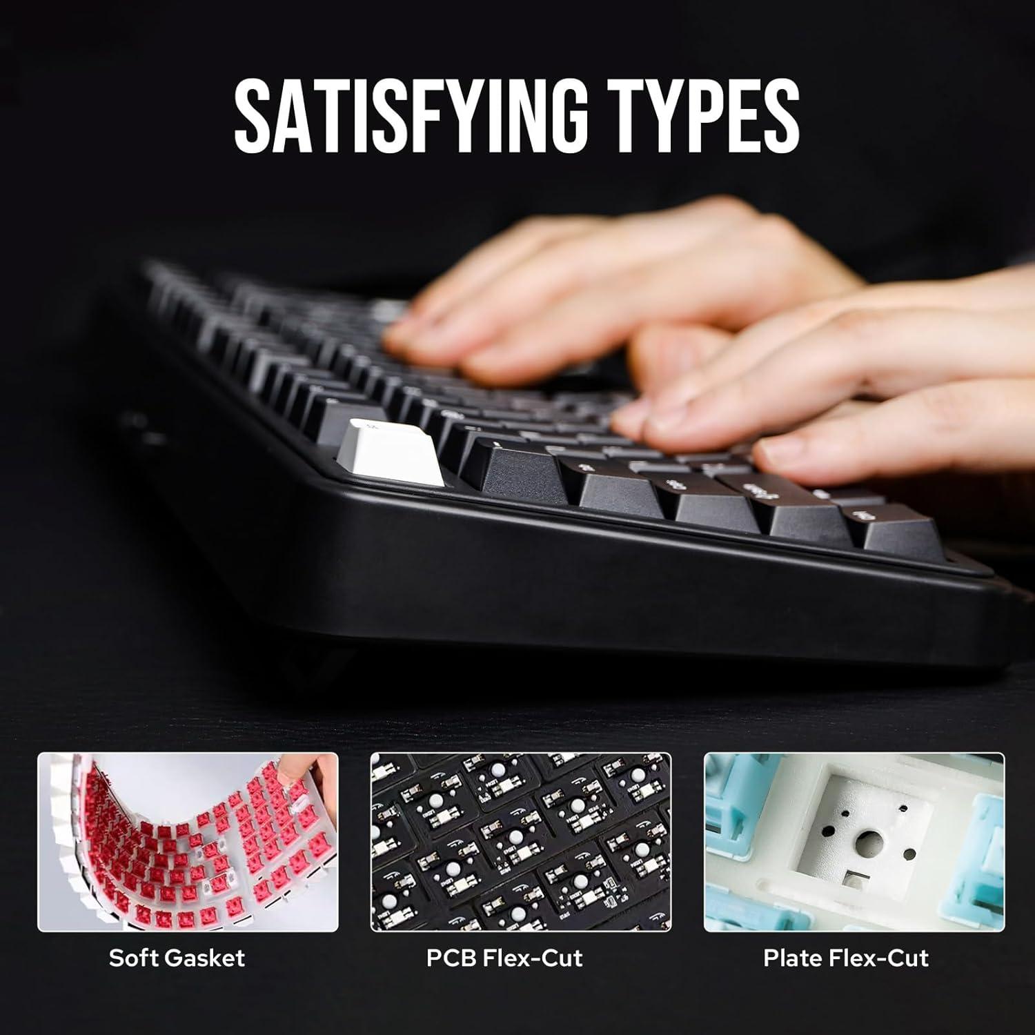 Teclado Mecánico Inalámbrico Epomaker TH99 + Ratón Gaming