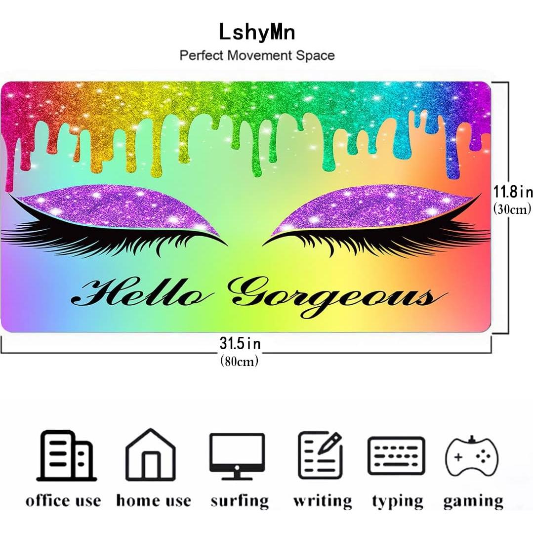 Alfombrilla Grande para Ratón LshyMn 80x30 cm Antideslizante