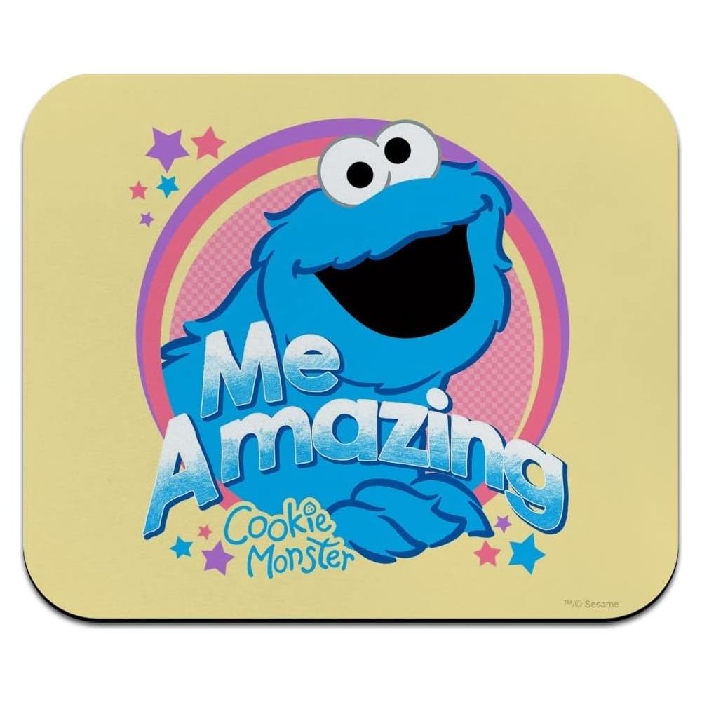 Mouse Pad Plaza Sésamo Monstruo de las Galletas 23.6x19.8cm