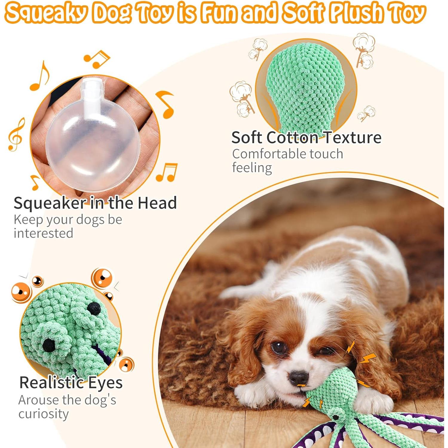 Juguete de Peluche para Perros Grandes Fuufome 34 cm Verde