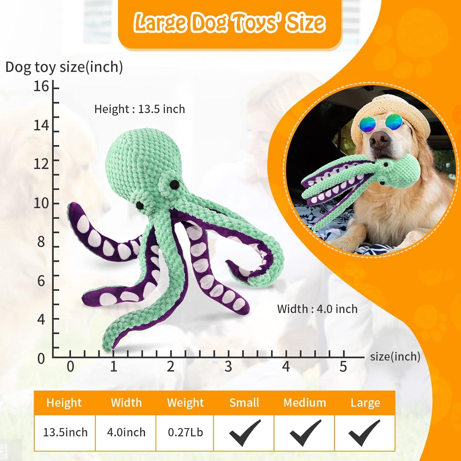 Juguete de Peluche para Perros Grandes Fuufome 34 cm Verde