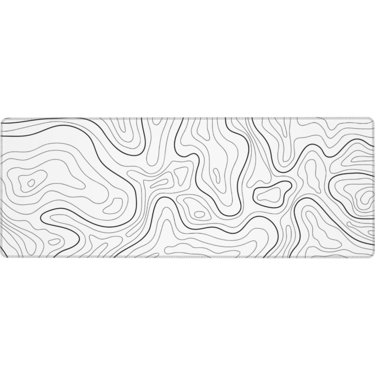 Alfombrilla de Ratón YINFILAN XL 80x30cm Antideslizante Dorada