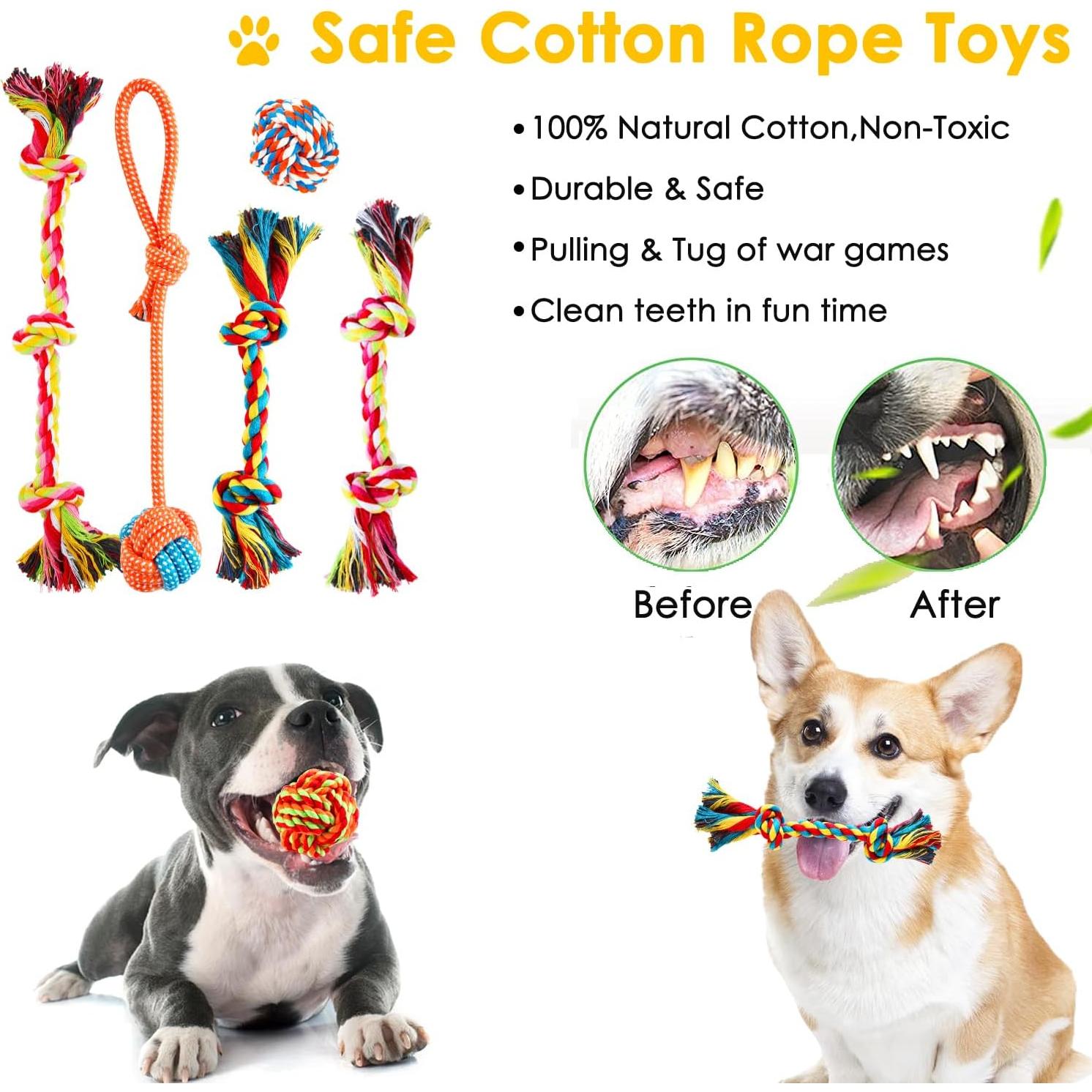 Paquete de 25 Juguetes para Perros Aipper - Diversión y Salud