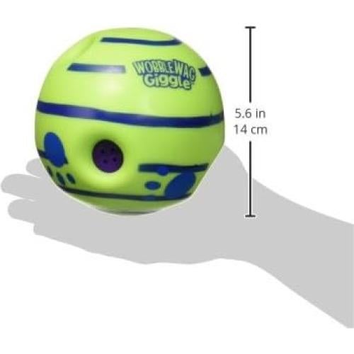 Wobble Wag Giggle Ball Juguete Interactivo para Perros 14 cm