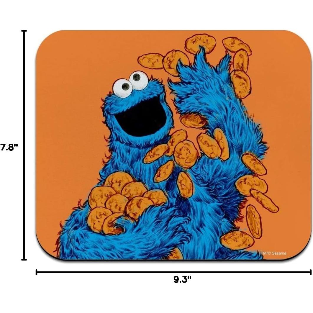 Alfombrilla de Ratón Vintage Monstruo de las Galletas 23.6x19.8cm