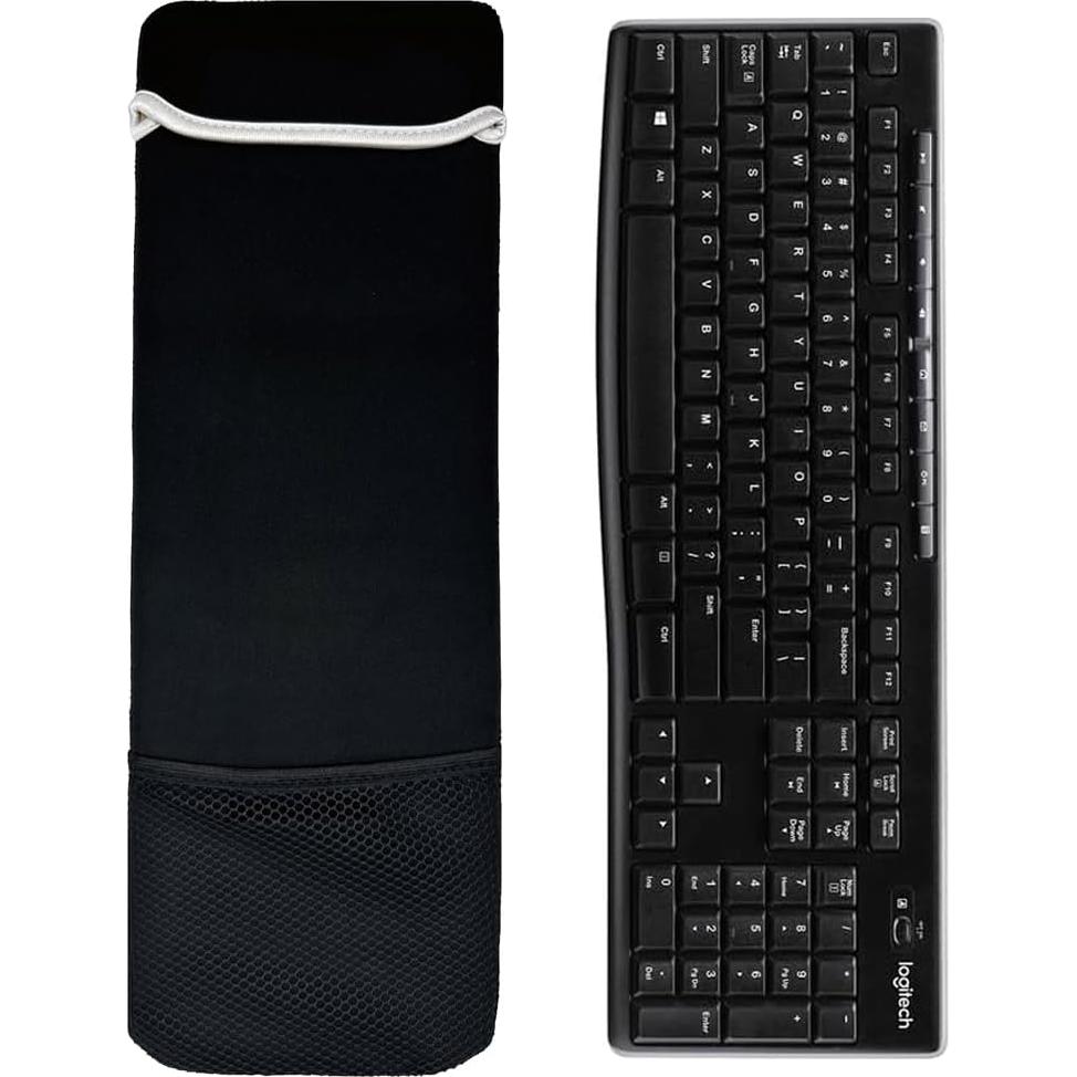 Funda de viaje para teclado Logitech MK270/MK295/MX Keys - Neopreno