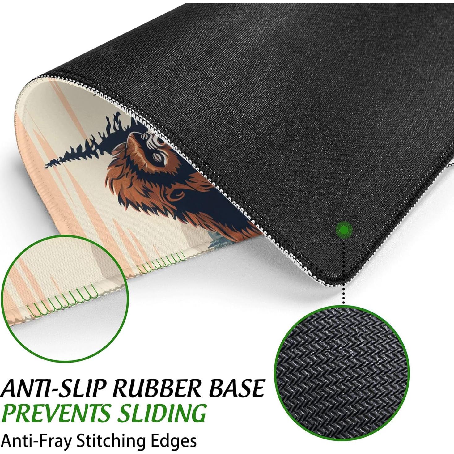 Alfombrilla de Ratón Ghatobty Sasquatch en el Bosque 24.1x20.3 cm