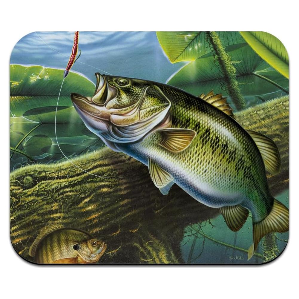 Alfombrilla de Ratón Graphics & More Largemouth Bass 23.6x19.8cm