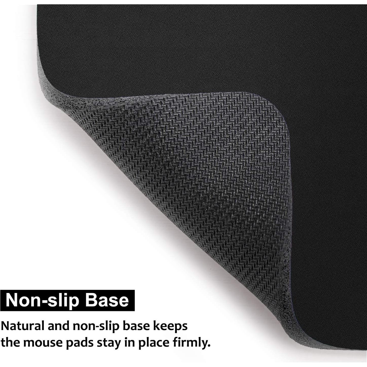 Alfombrilla de Ratón Audimi Negra 15.24x15.24 cm Ultra Gruesa