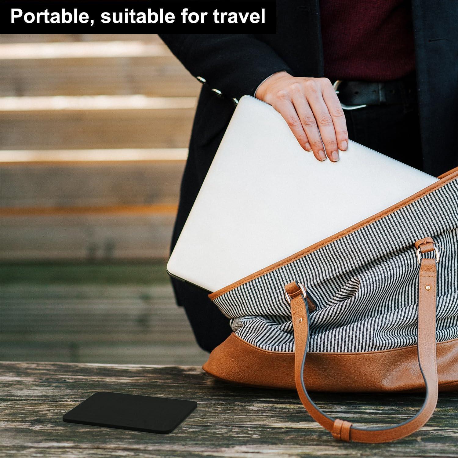 Alfombrilla de Ratón Audimi Negra 15.24x15.24 cm Ultra Gruesa