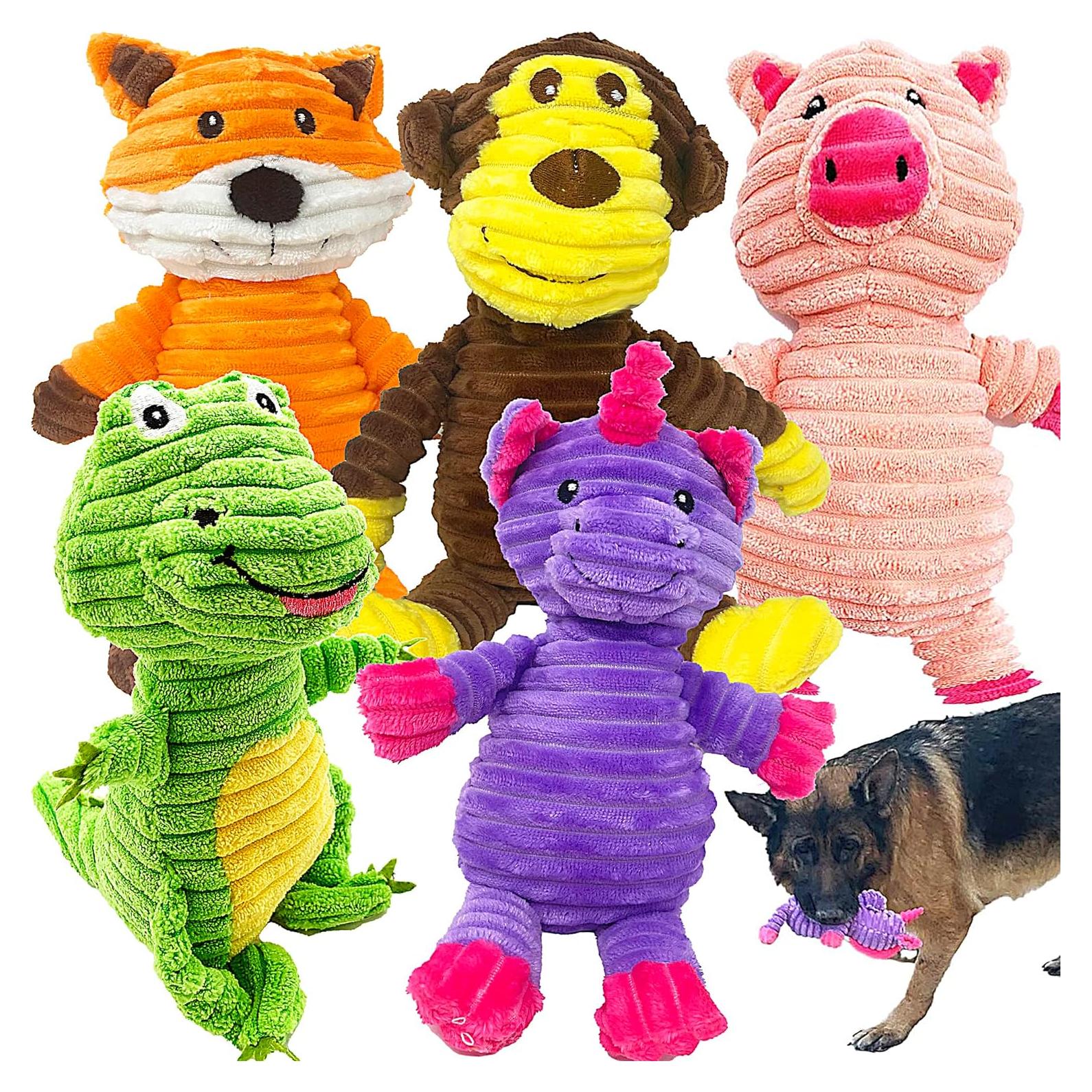 Paquete de 5 Juguetes de Peluche Jalousie para Perros