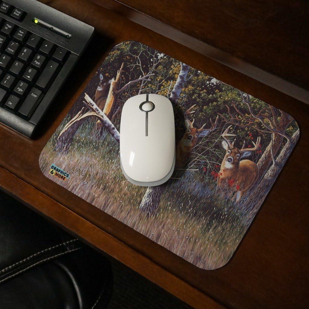 Alfombrilla de Ratón Graphics & More Ciervo en el Bosque 23.6x19.8cm