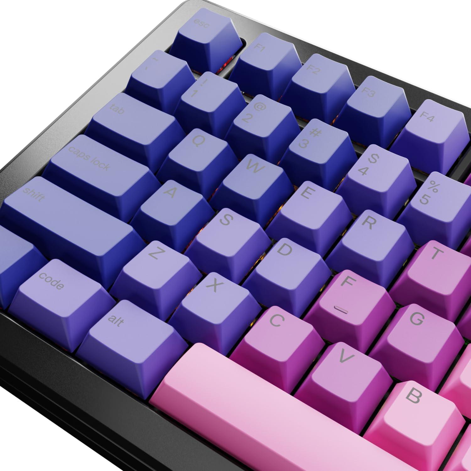 Teclas GPBT Gradiente Glorious para Teclados Mecánicos - Nebula