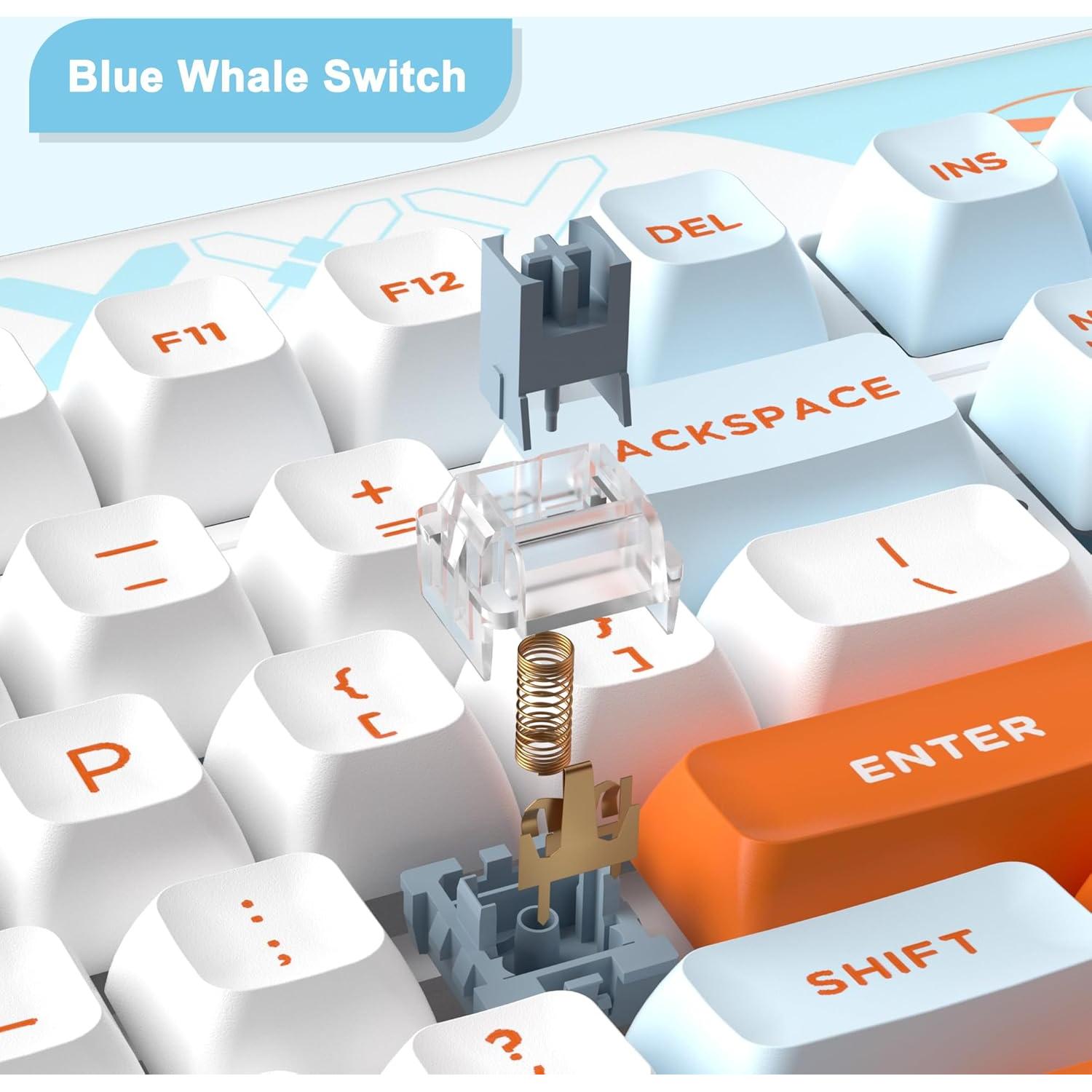 Teclado Mecánico MageGee Cloud98 RGB Inalámbrico 2.4GHz