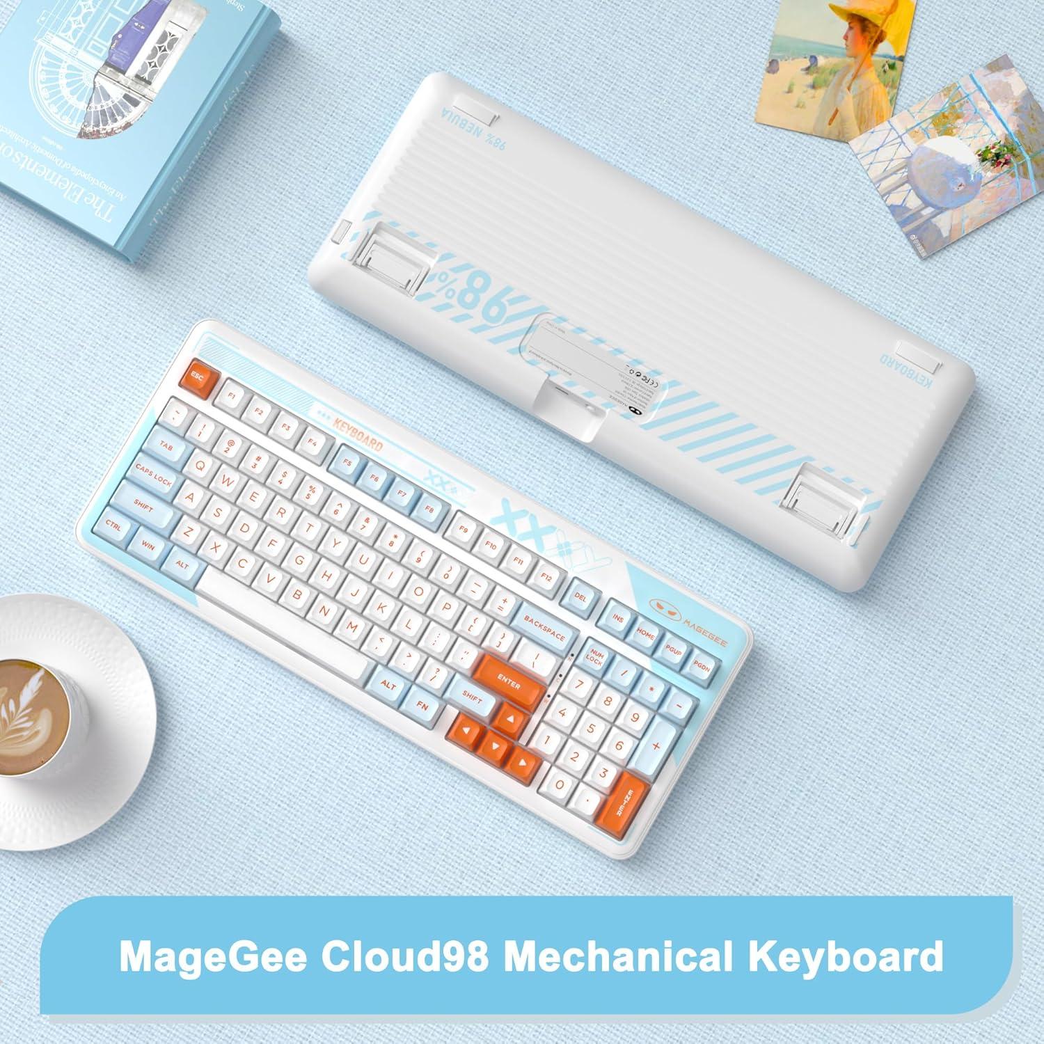 Teclado Mecánico MageGee Cloud98 RGB Inalámbrico 2.4GHz