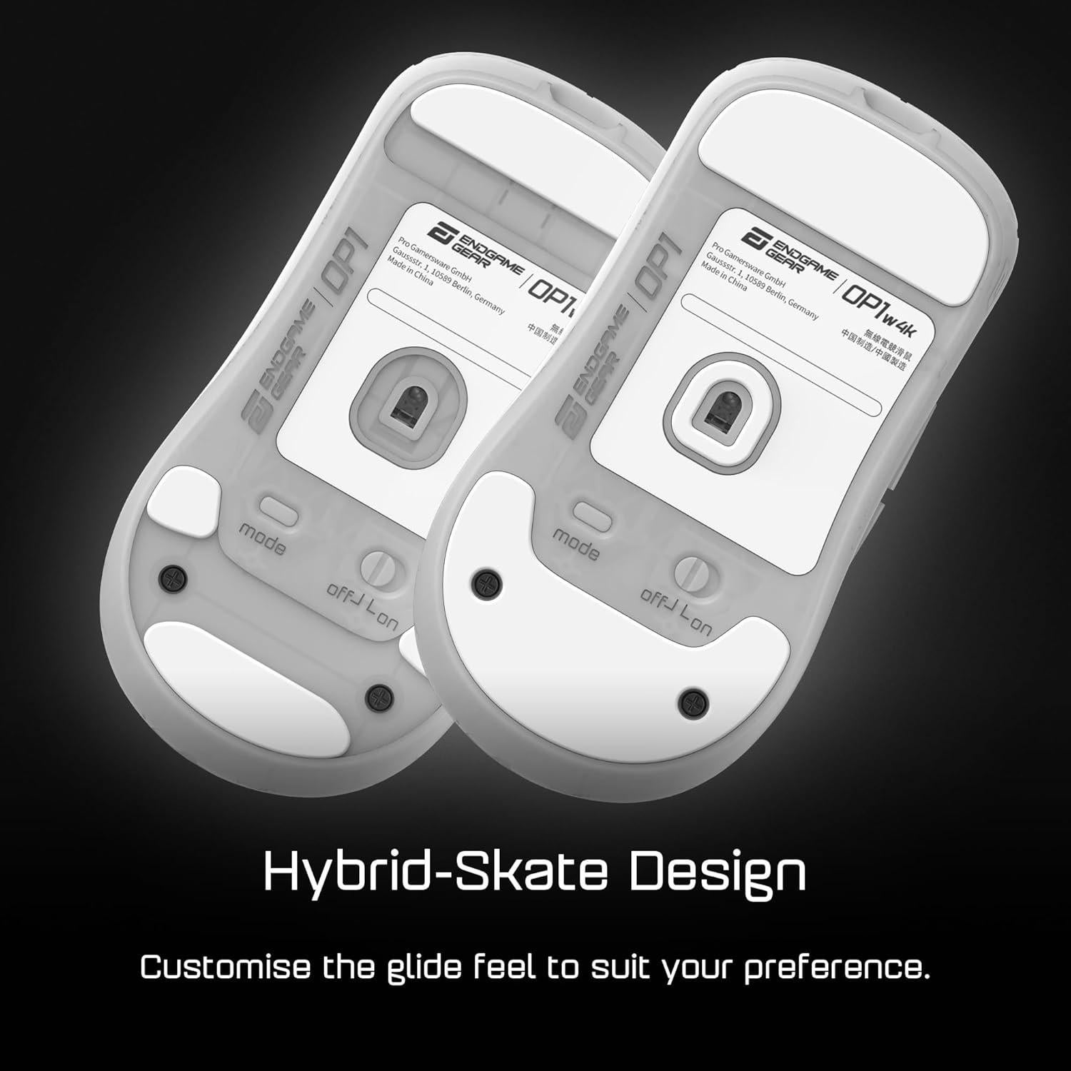 Ratón Gaming Inalámbrico Endgame Gear OP1w 4K Blanco 4000Hz