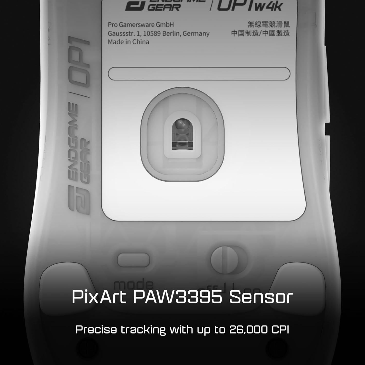 Ratón Gaming Inalámbrico Endgame Gear OP1w 4K Blanco 4000Hz