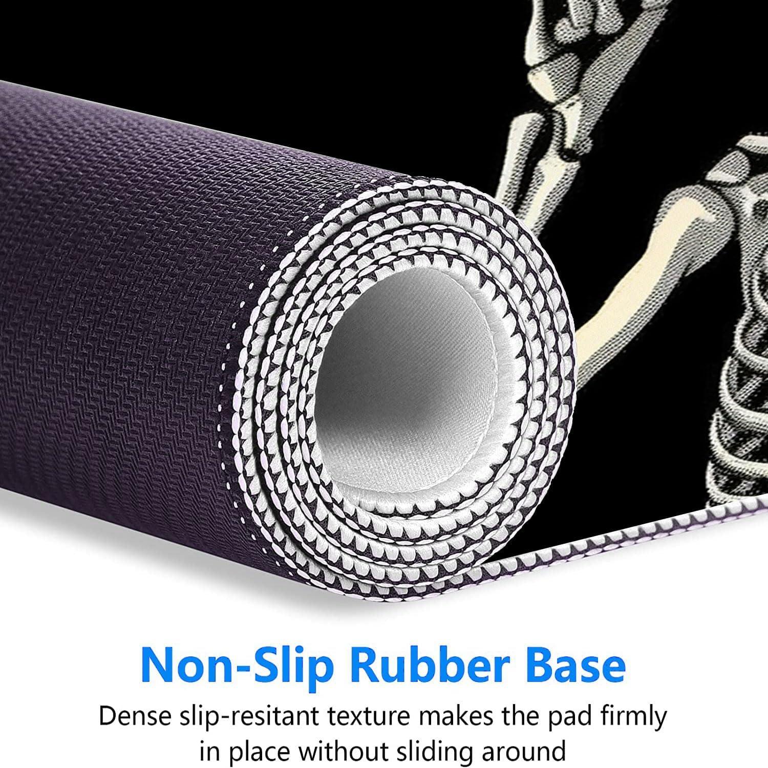 Alfombrilla de Ratón XL WZMBZF Calavera Esqueleto 80x30cm