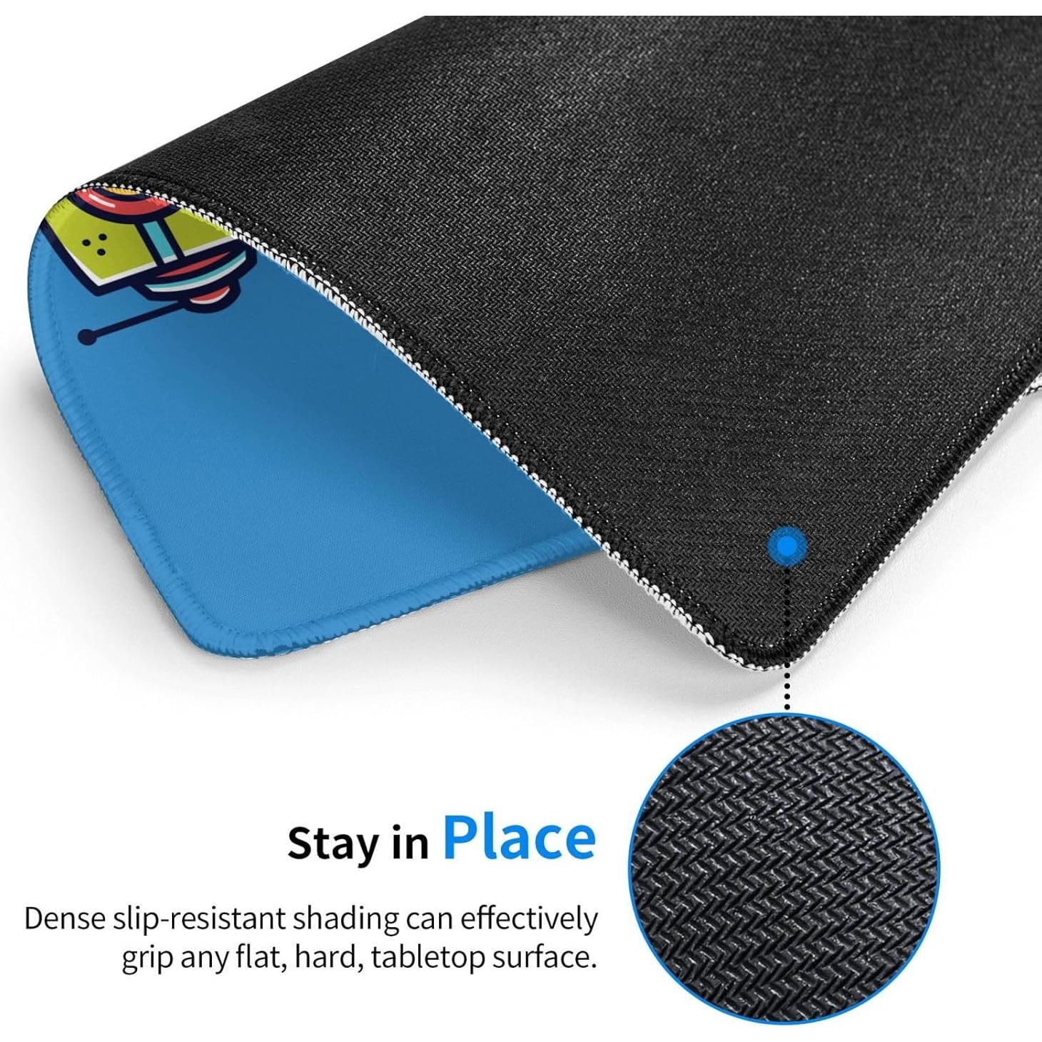 Alfombrilla de Ratón Mecánico QIZYOQA 25.4x30.48 cm Antideslizante