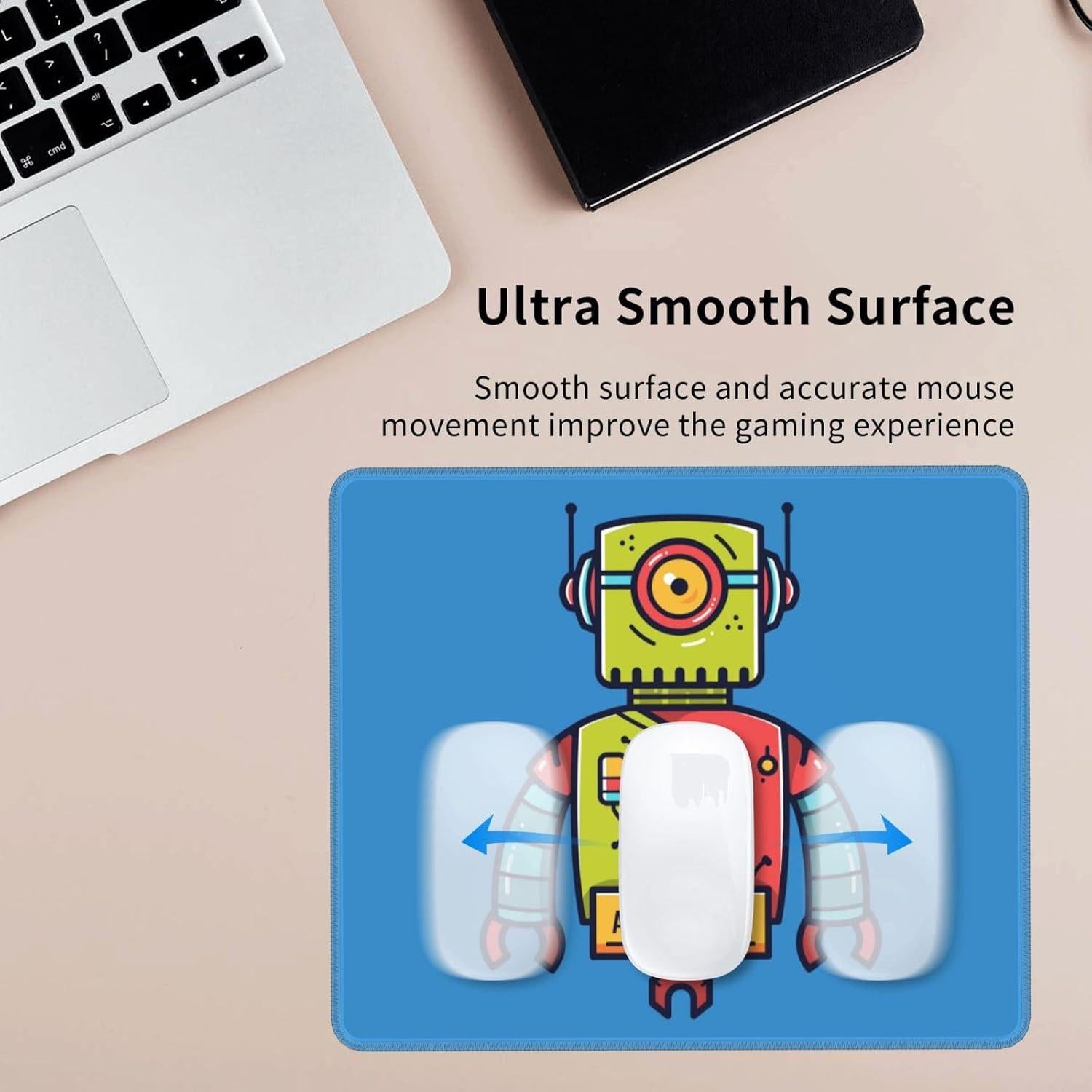 Alfombrilla de Ratón Mecánico QIZYOQA 25.4x30.48 cm Antideslizante
