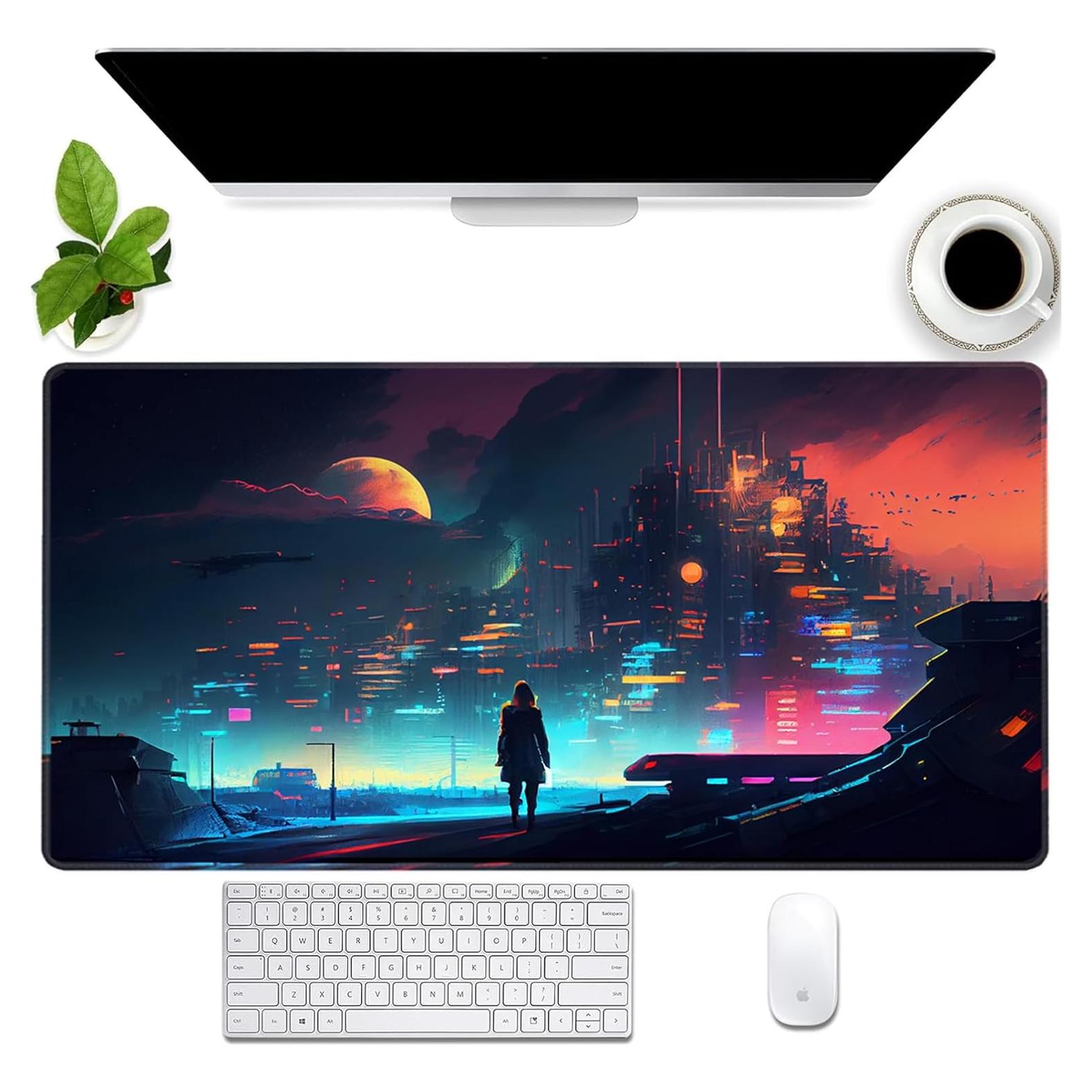 Alfombrilla de Ratón Grande TABANDTAB 80x40cm Antideslizante