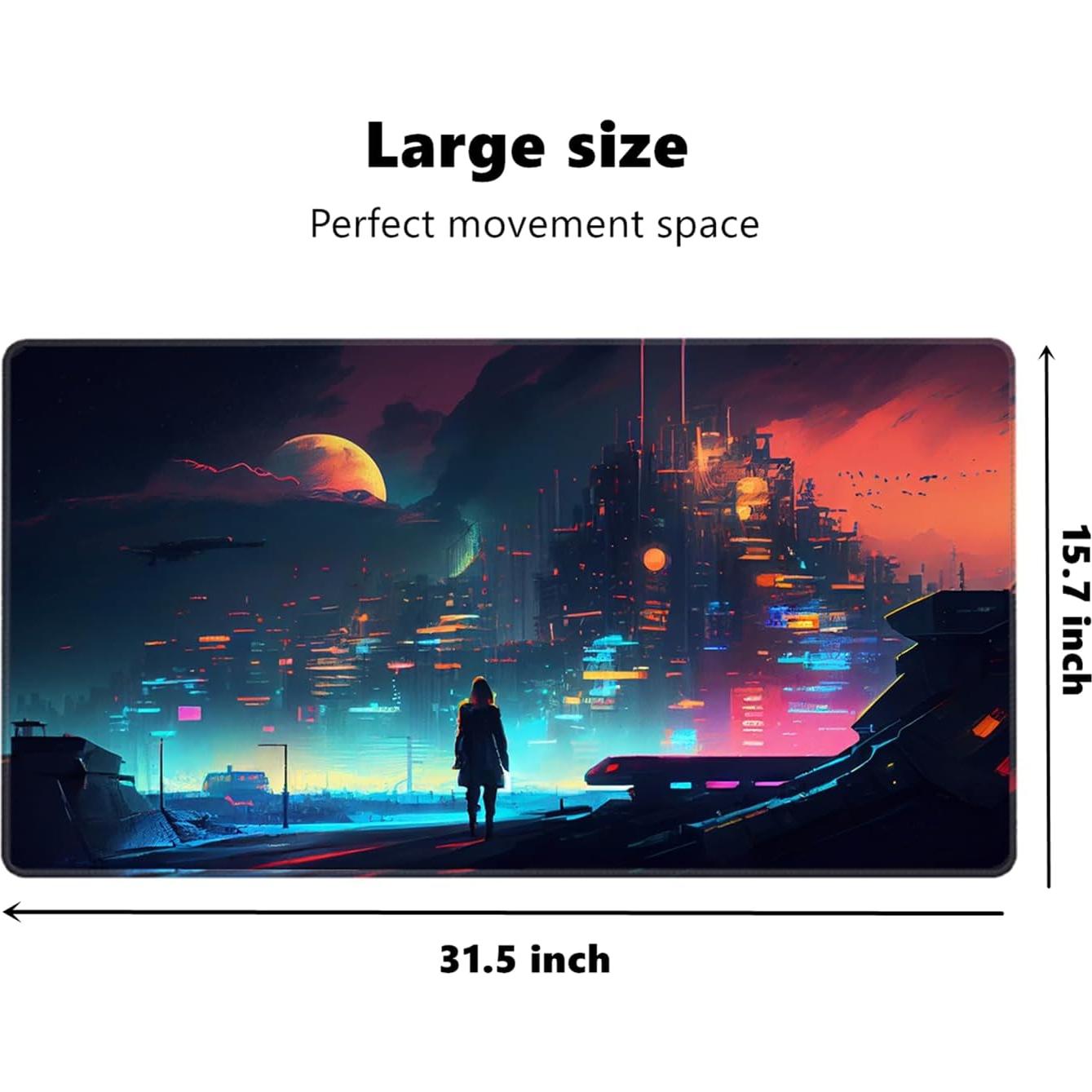 Alfombrilla de Ratón Grande TABANDTAB 80x40cm Antideslizante