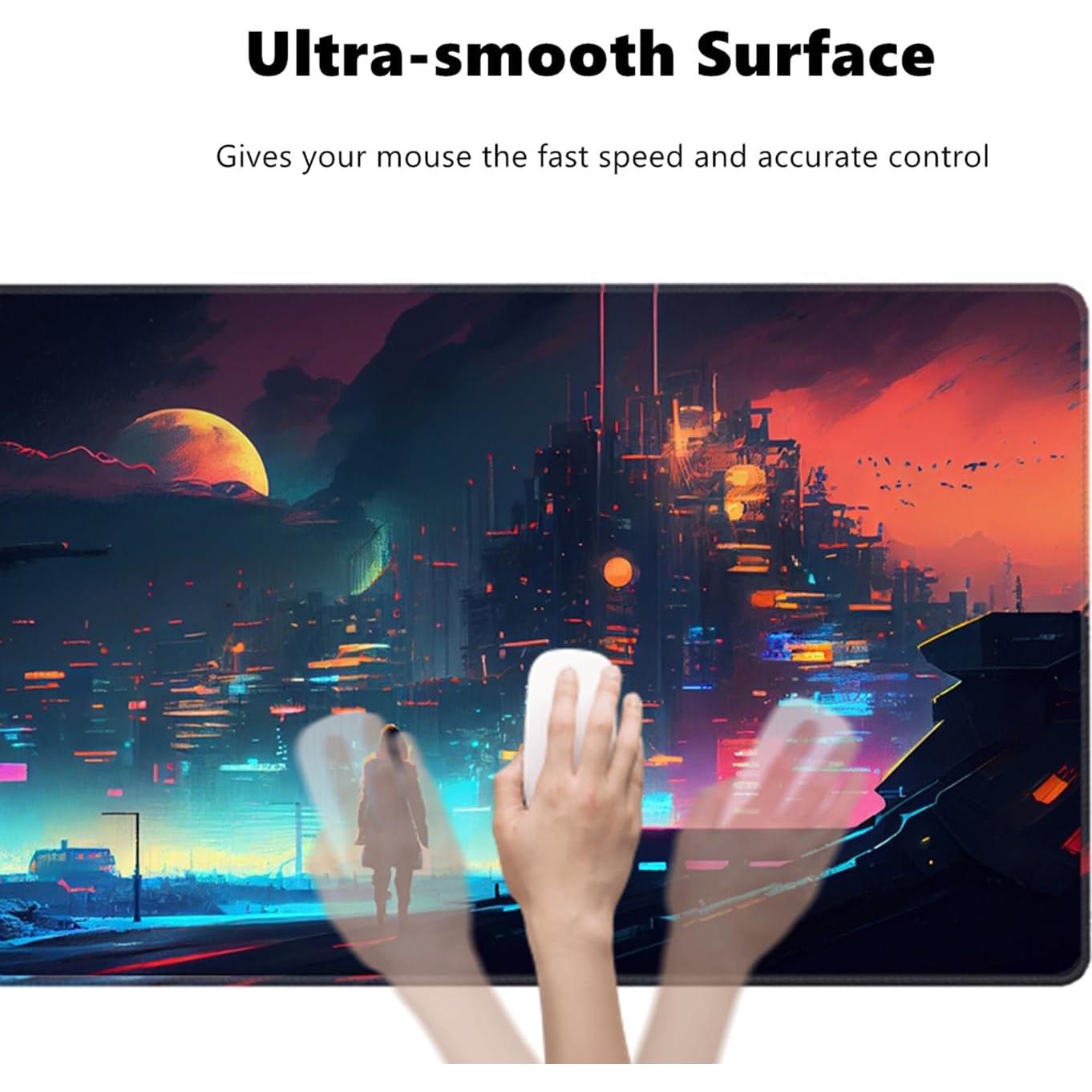 Alfombrilla de Ratón Grande TABANDTAB 80x40cm Antideslizante