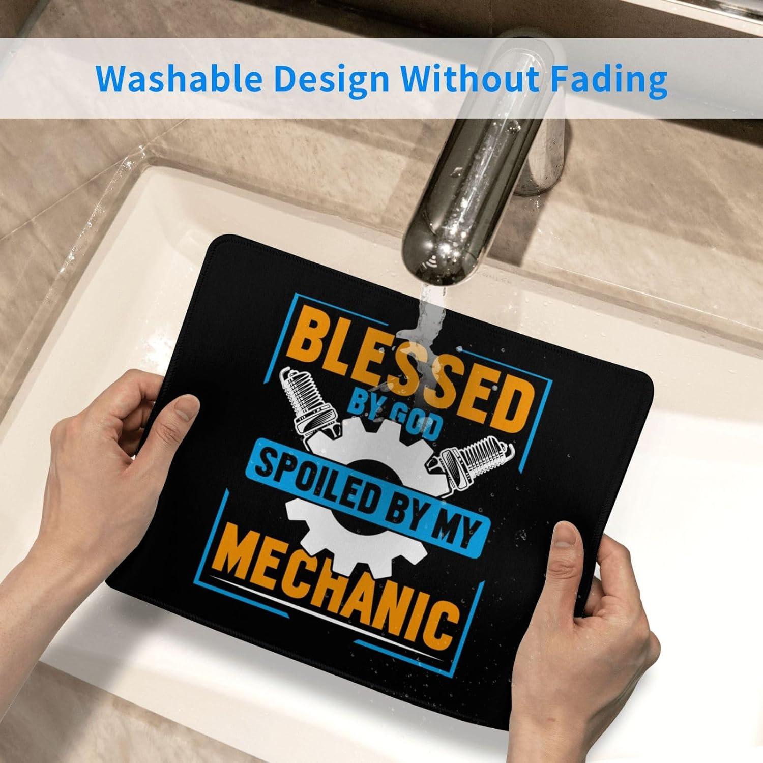 Alfombrilla de Ratón QIZYOQA Antideslizante 25.4x30.48 cm