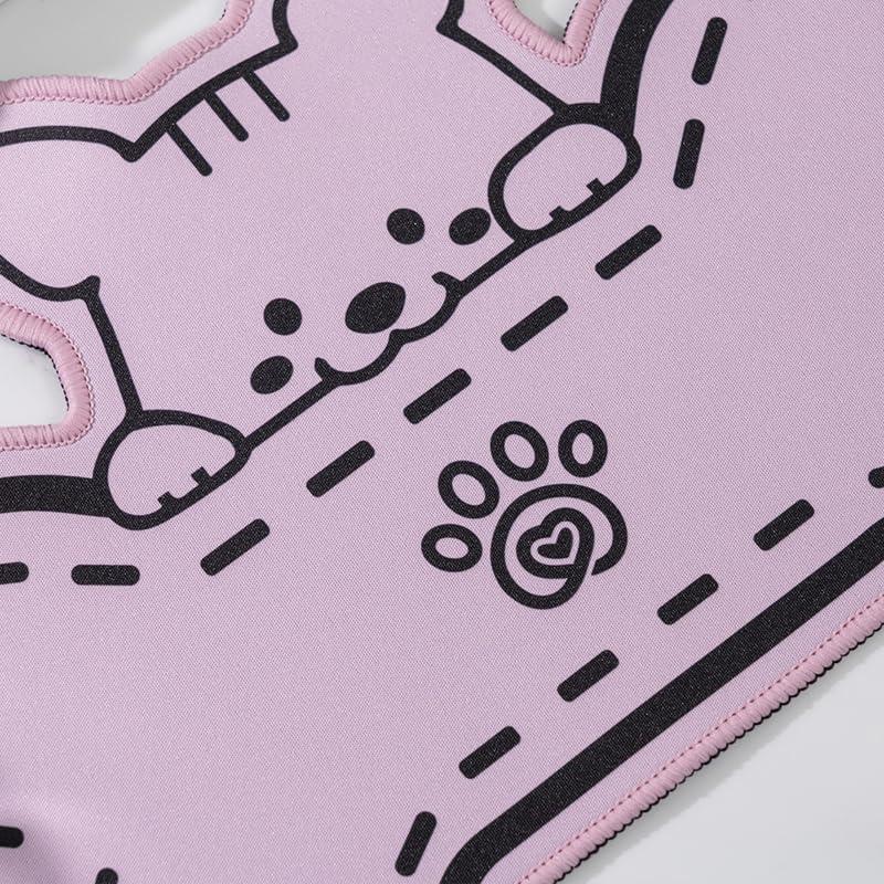 Teclado Mecánico Rosa Oscuro OOCTPK + Alfombrilla 36x26 cm