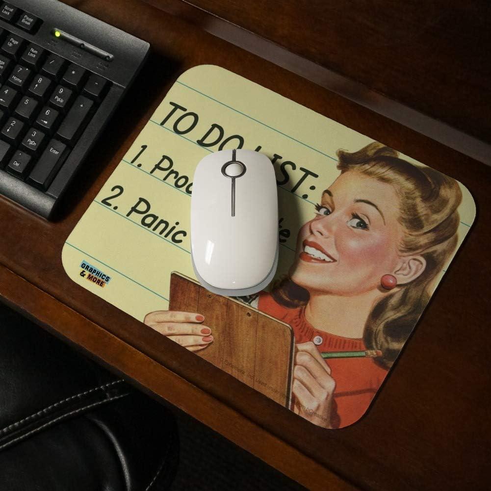 Mouse Pad Gráfico & More Procrastinar Humor 23.6x19.8cm