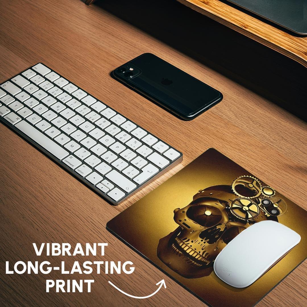 Alfombrilla para Ratón 3dRose Calavera Steampunk 20x20 cm