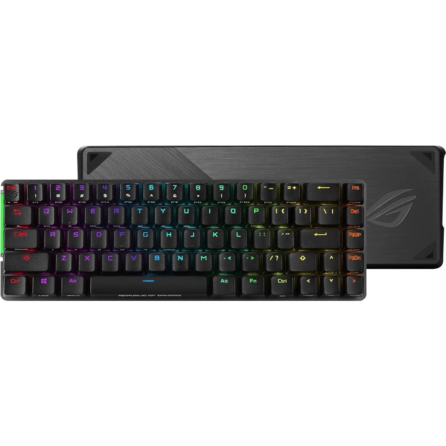 Teclado Mecánico Inalámbrico ASUS ROG Falchion NX 65% RGB y Ratón Gladius III