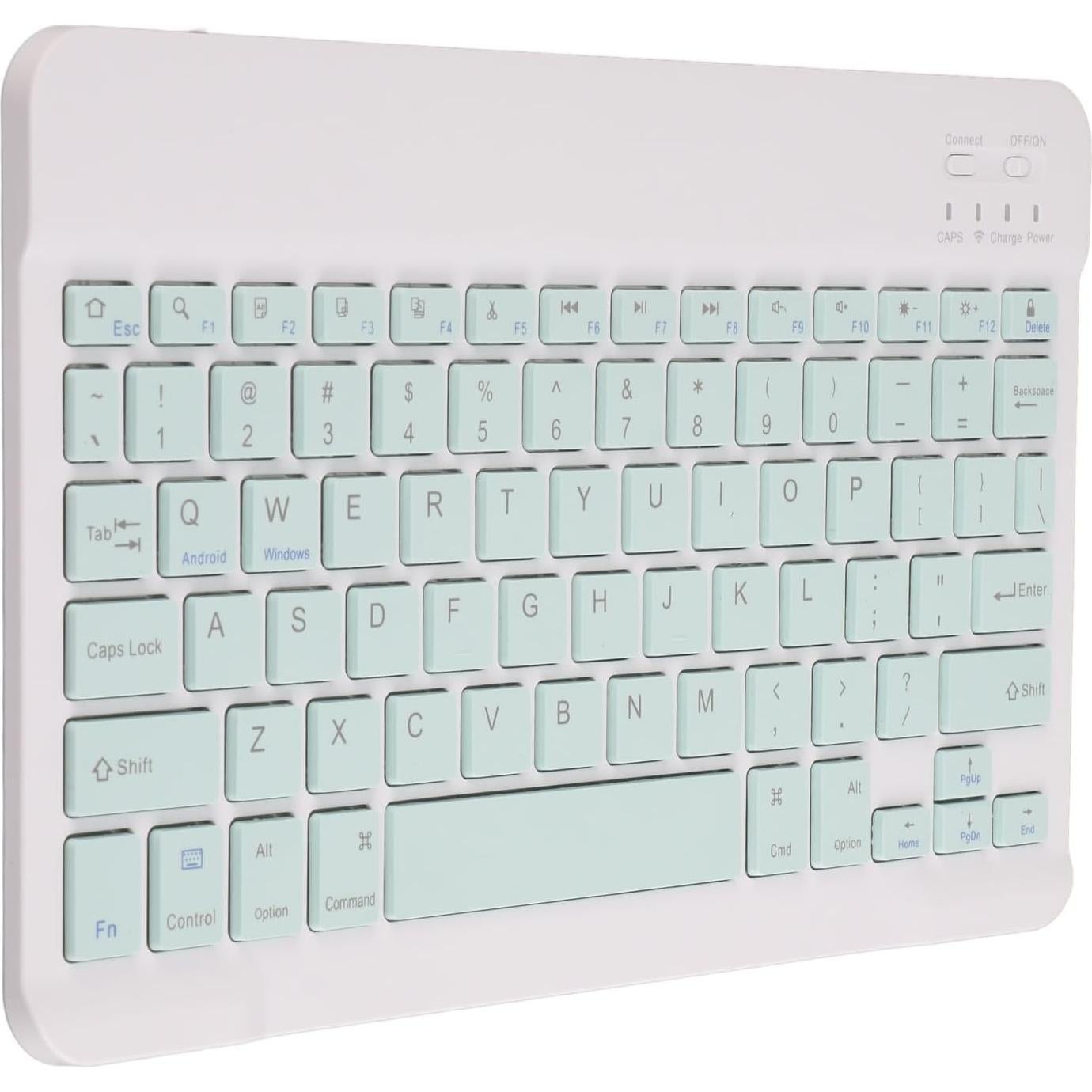 Teclado y Ratón POCREATION Bluetooth Verde Carga USB 10"